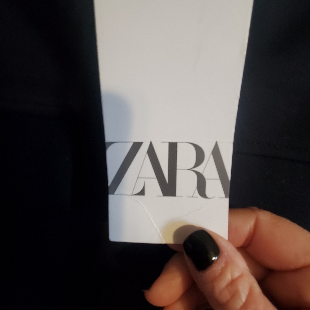 Zara Women's Dark Blue Blazer with Gold Buttons. NWT. MED. Long Sleeve - Picture 2 of 8